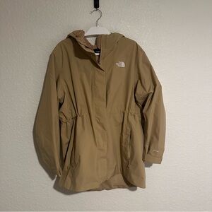 The North Face Women's Utility Rain Jacket in Light Brown